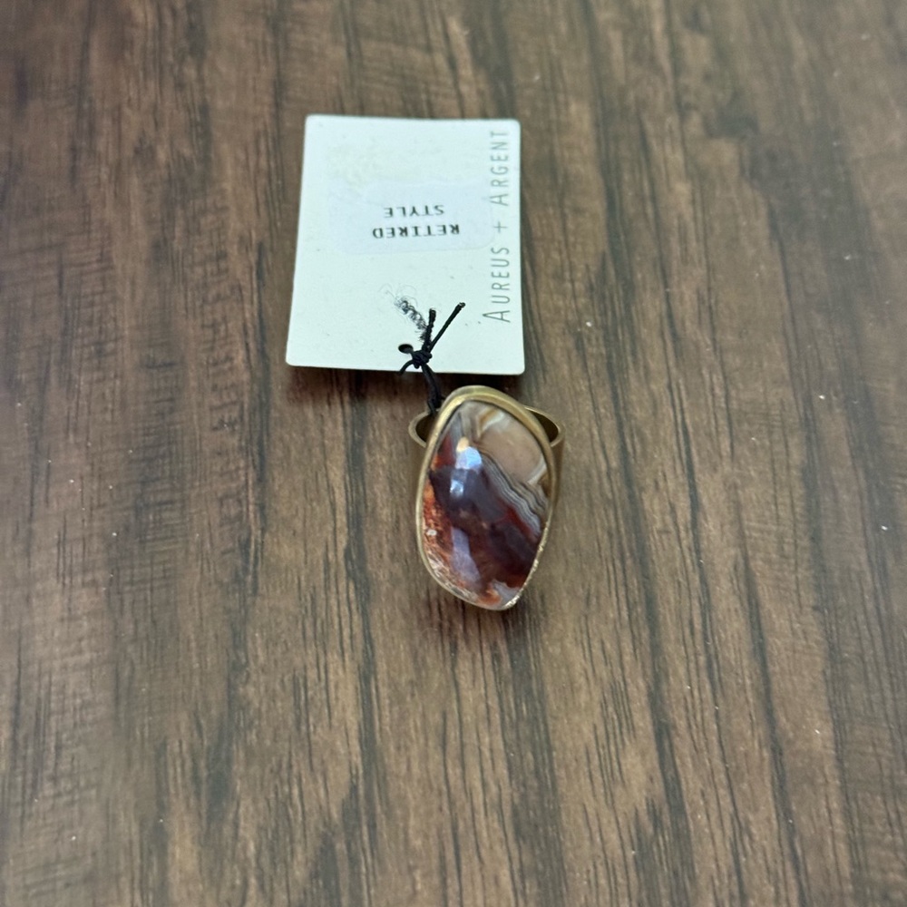 Banana Republic brown ring by Aureus + Argent  size 6